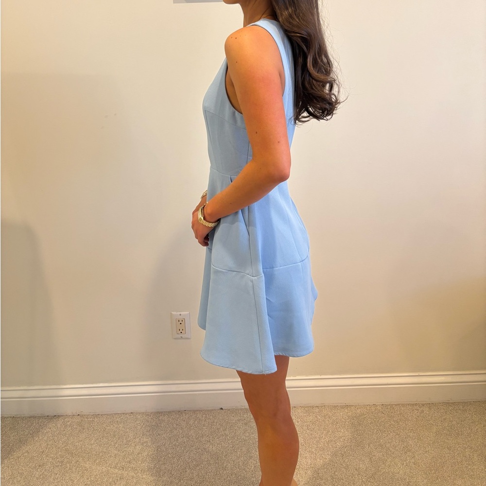 DO+BE Light Blue Sleeveless Mini Dress - Picture 2 of 4